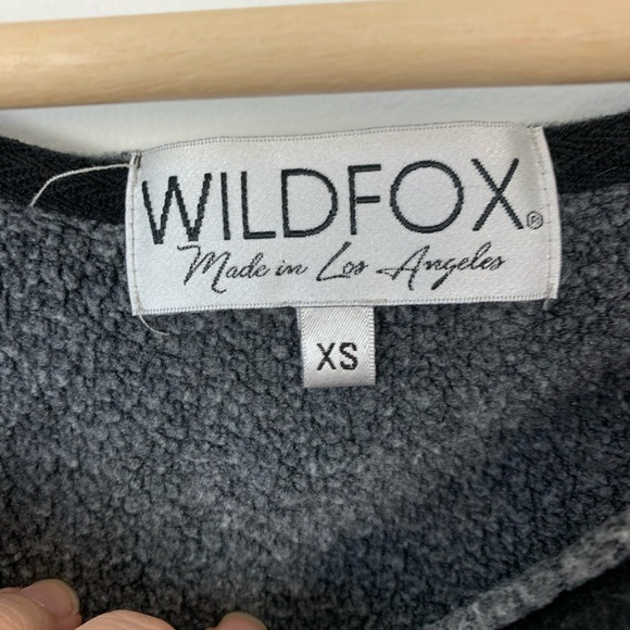 Wildfox Oversized Sweatshirt XS Distress Weekend - Picture 2 of 6